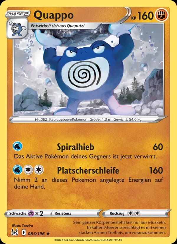 Quappo card in German