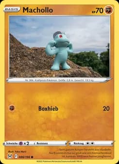 Machollo card in German