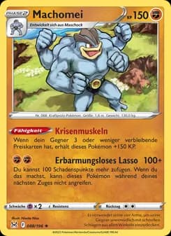Machomei card in German
