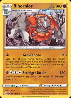Rihornior card in German