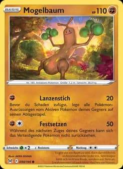 Mogelbaum card in German