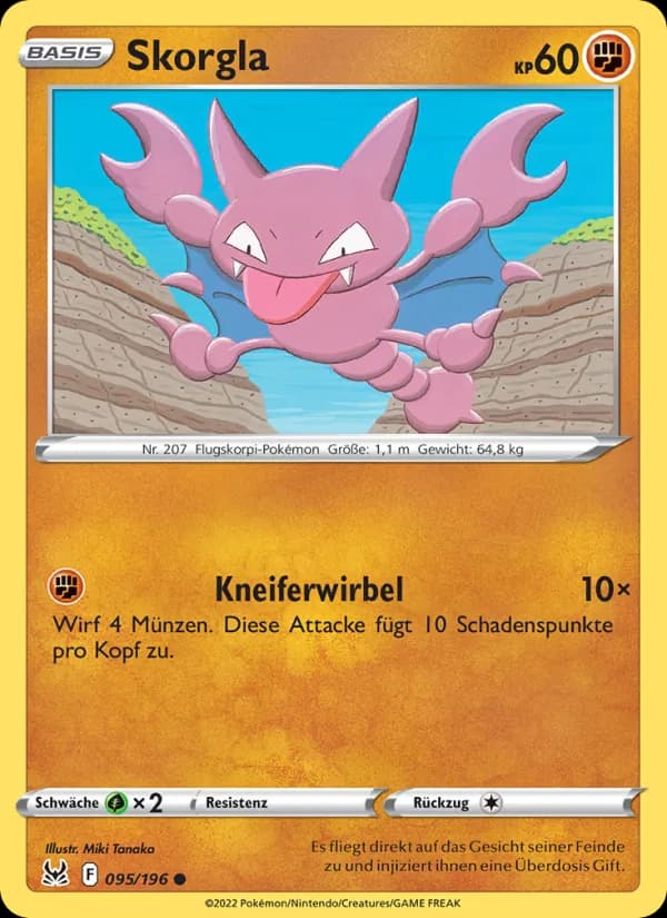 Skorgla card in German