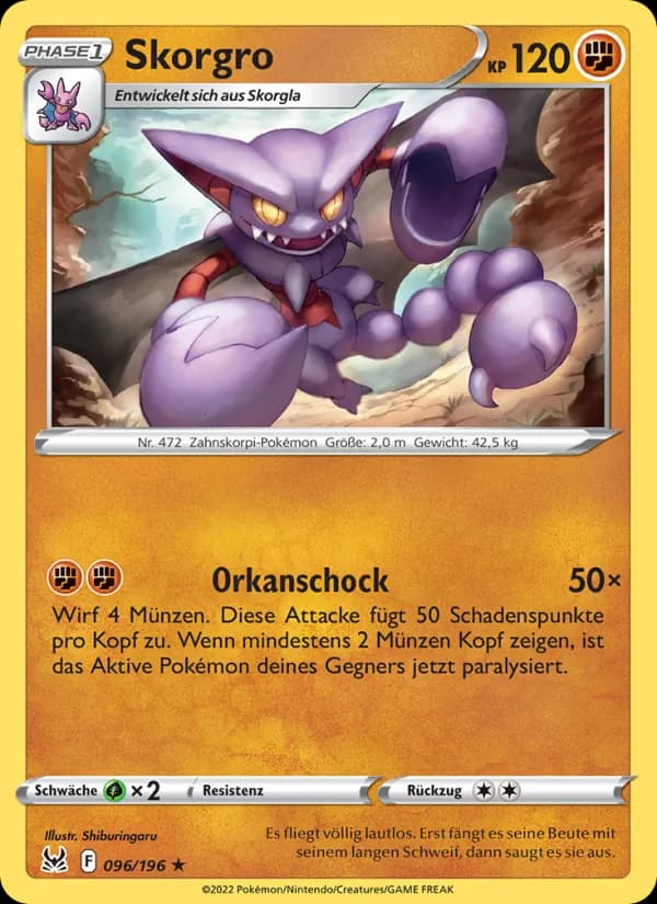 Skorgro card in German