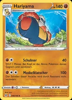 Hariyama card in German
