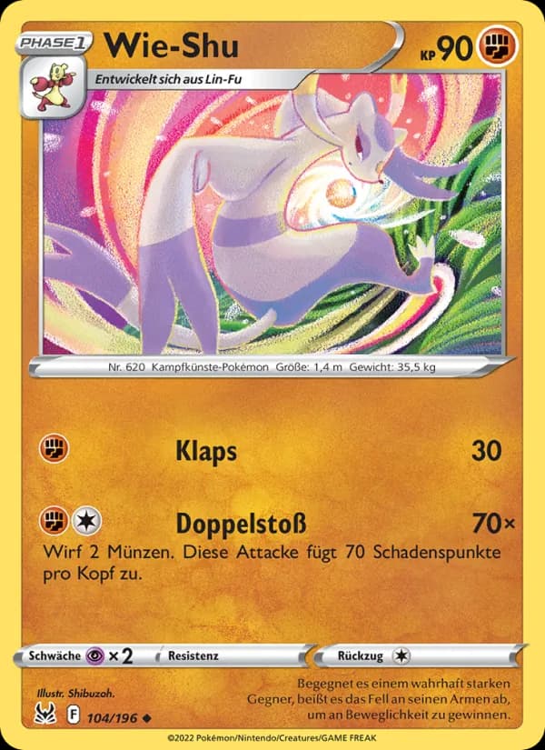 Wie-Shu card in German