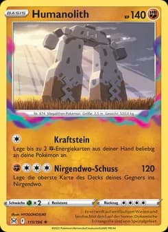 Humanolith card in German