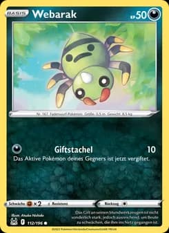 Webarak card in German