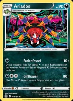 Ariados card in German