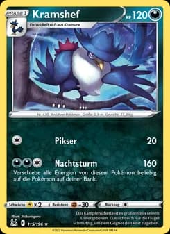 Kramshef card in German