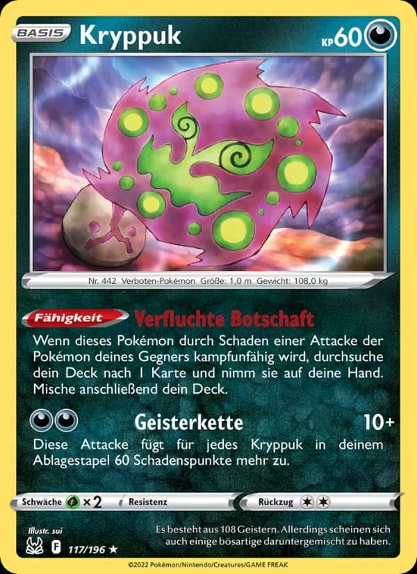 Kryppuk card in German