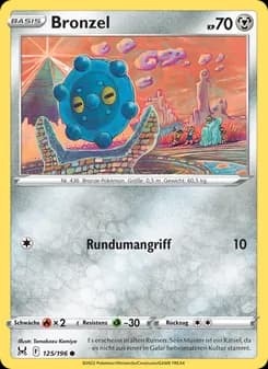 Bronzel card in German