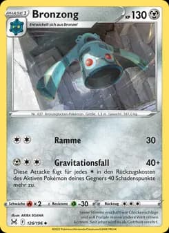 Bronzong card in German