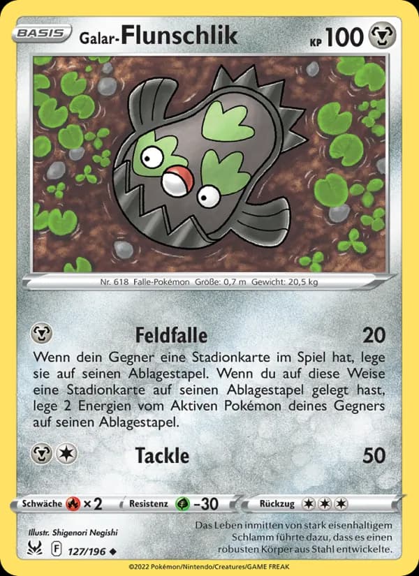 Galar-Flunschlik card in German