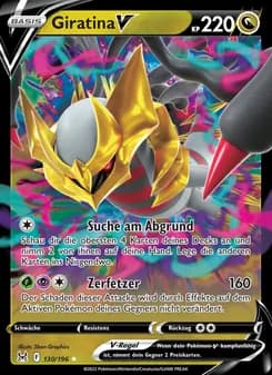 Giratina V card in German