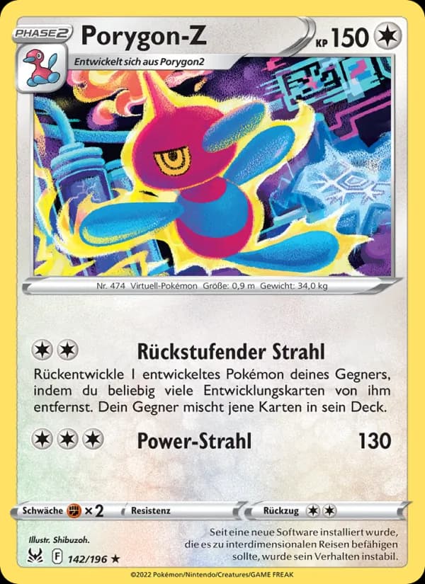 Porygon-Z card in German