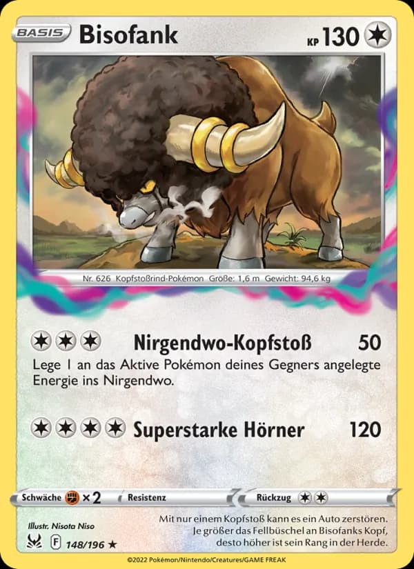 Bisofank card in German