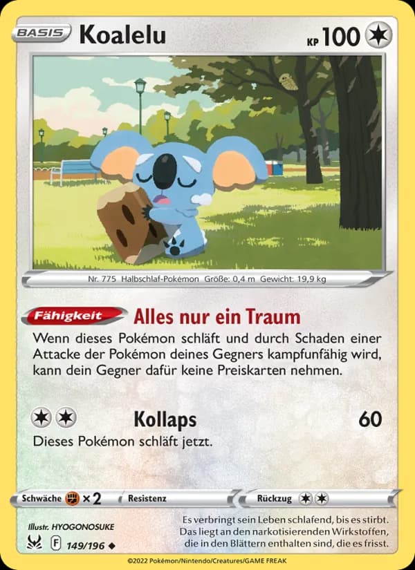 Koalelu card in German