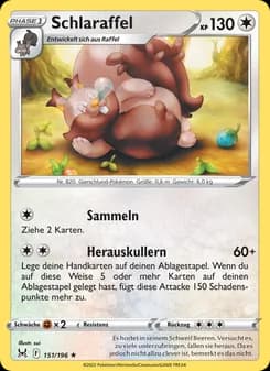 Schlaraffel card in German