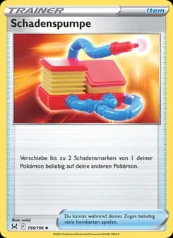 Schadenspumpe card in German