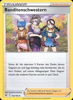 Banditenschwestern card in German