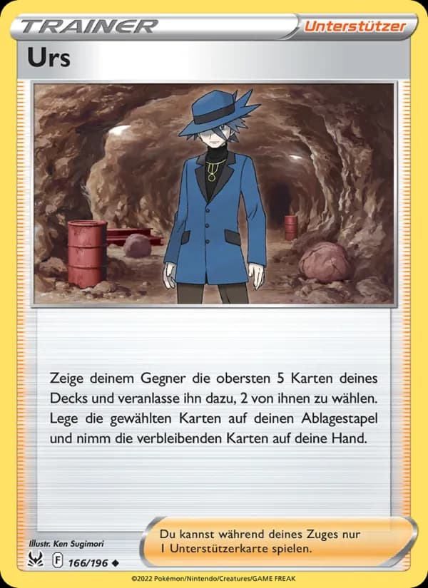 Urs card in German