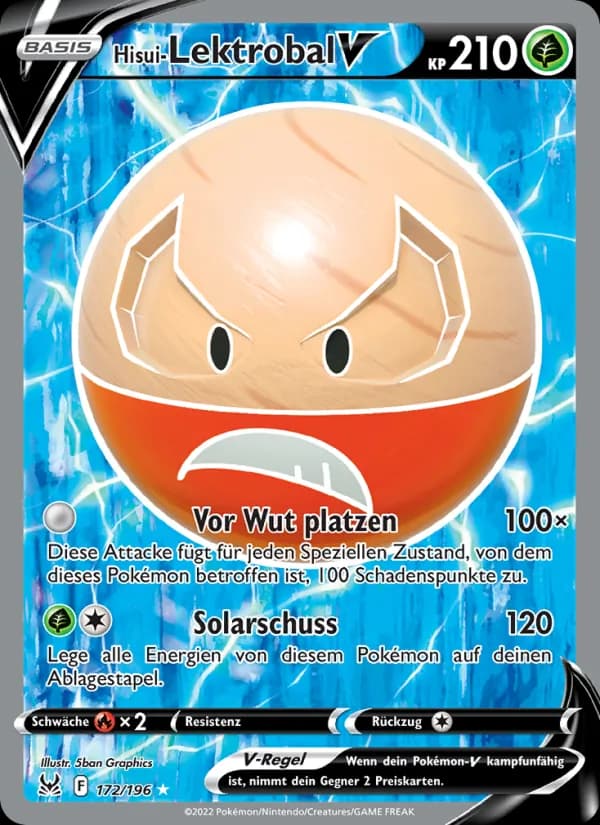 Hisui-Lektrobal V card in German