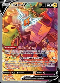 Rotom V card in German