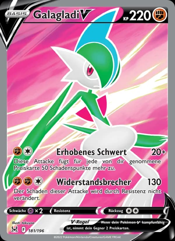 Galagladi V card in German