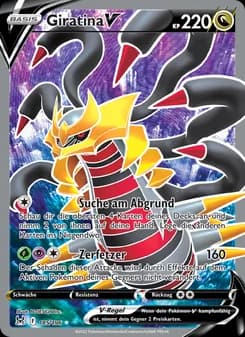 Giratina V card in German