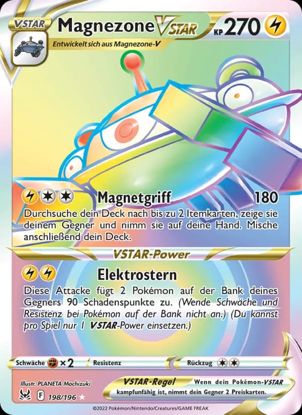 Magnezone VSTAR card in German