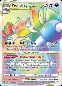 Piondragi VSTAR card in German