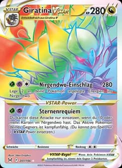 Giratina VSTAR card in German