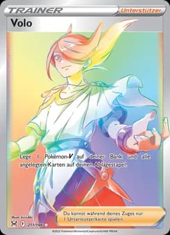 Volo card in German