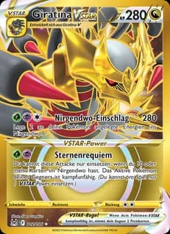 Giratina VSTAR card in German