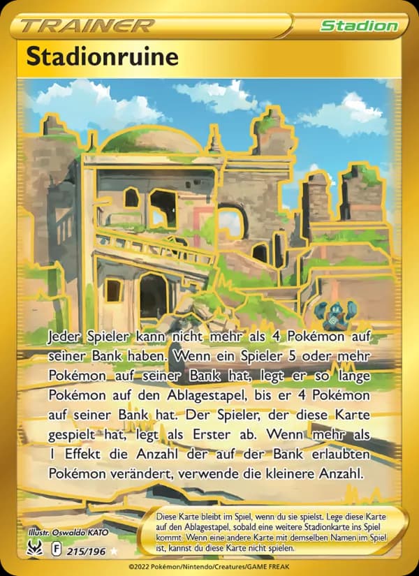 Stadionruine card in German