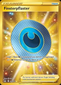 Finsterpflaster card in German