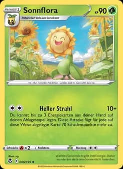 Sonnflora card in German