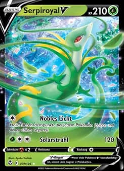 Serpiroyal V card in German
