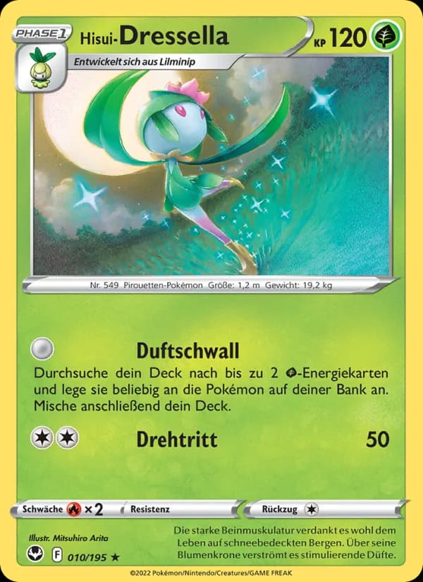 Hisui-Dressella card in German
