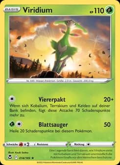 Viridium card in German