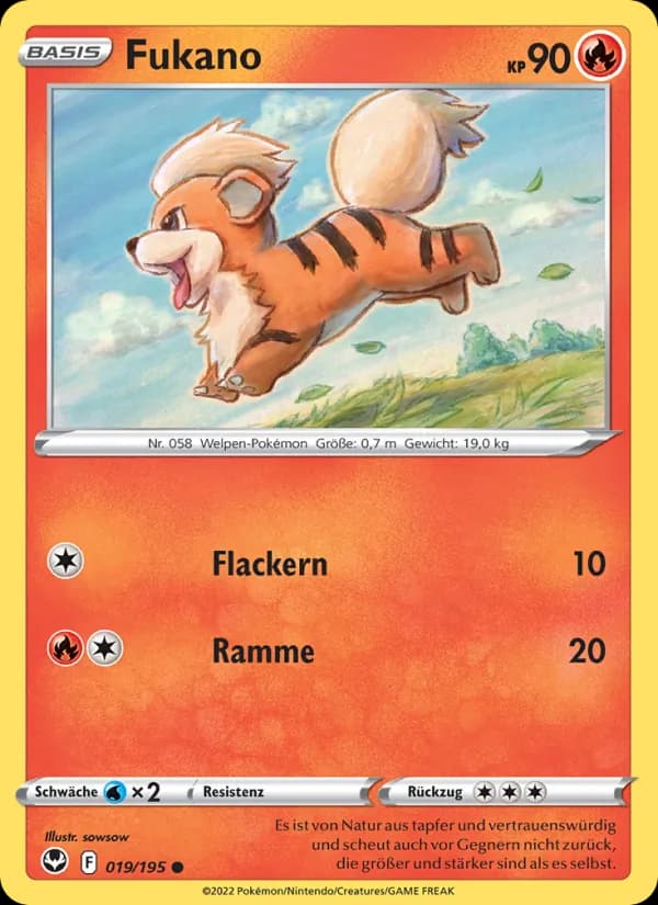 Fukano card in German