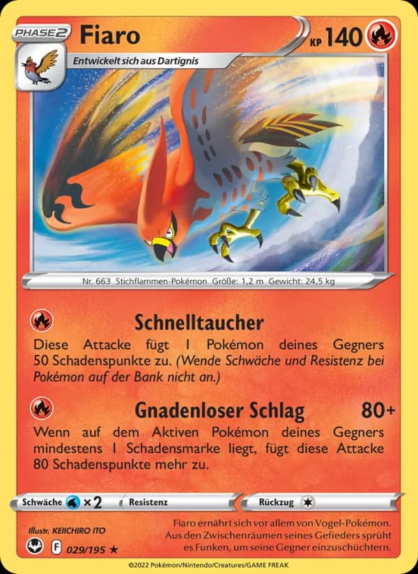 Fiaro card in German