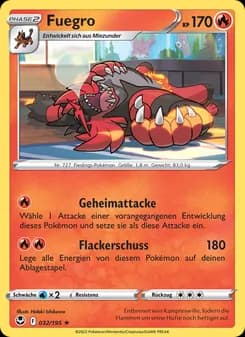 Fuegro card in German