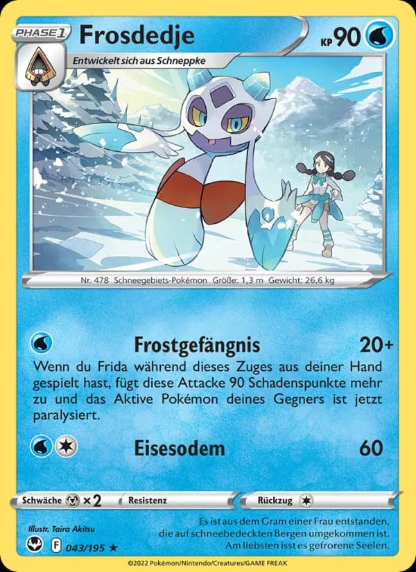 Frosdedje card in German
