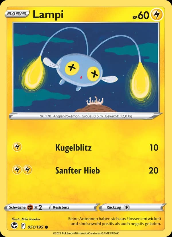 Lampi card in German