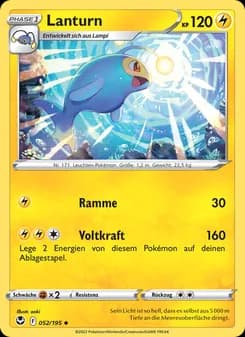 Lanturn card in German