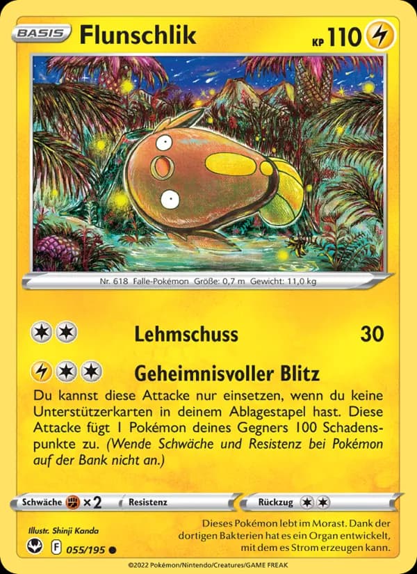 Flunschlik card in German
