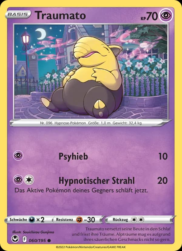 Traumato card in German