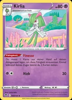 Kirlia card in German