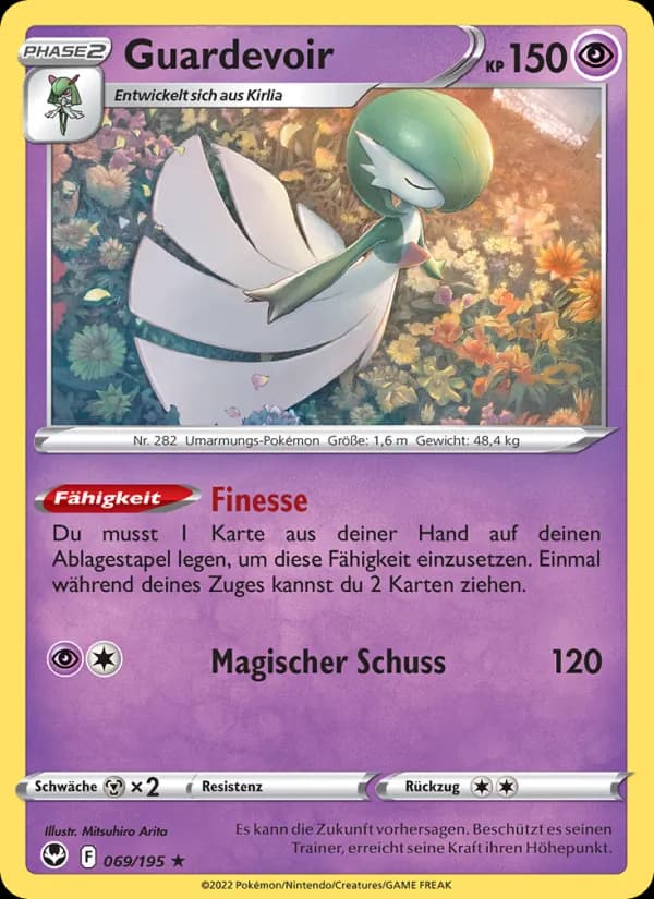 Guardevoir card in German